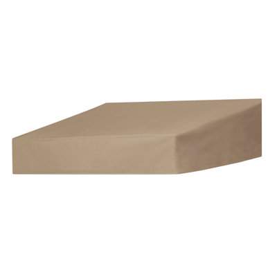 49" W x 50" D Manual Slope Door Awning