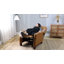 Fauteuil inclinable manuel en cuir véritable Glen Ellyn-1572734338