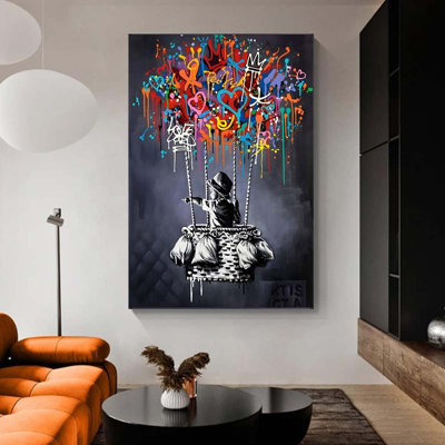 40*30,Wall Art Decor Large Abstract Pictures Canvas Painting Prints Colorful Modern Contemporary.