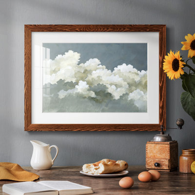 Big Clouds III, reproduction d'art encadrée
