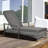Wicker Chaise Lounge, 4 Position Adjustable Backrest And Cushions Outdoor Lounge Chair PE Rattan Sun Lounger For Poolside, Balcony Or Garden, Dark Grey-740270550