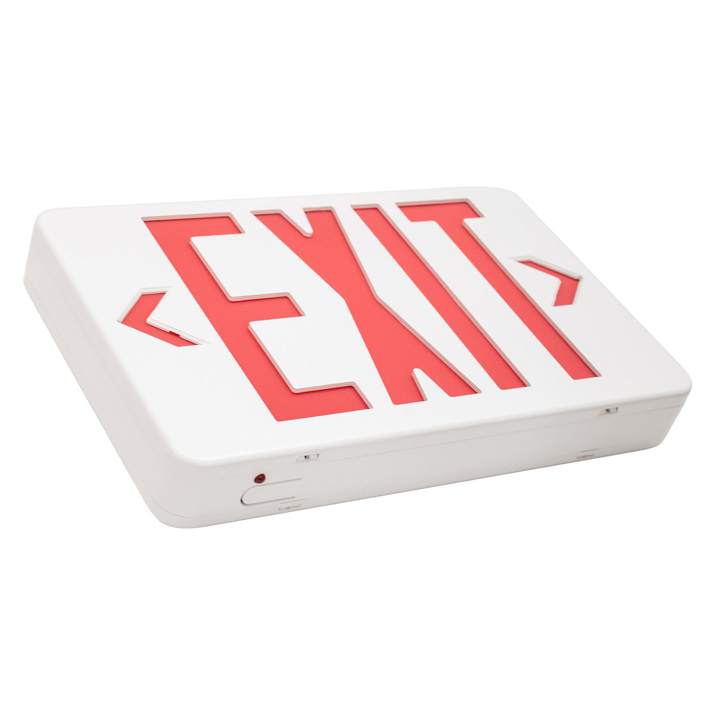 Ciata LED Exit Sign with Emergency Lights for Business, Commercial, or  Industrial Safety, 90-Minute Battery Operated Backup, Ceiling or Wall Mount