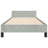 Maecie vidaXL Velvet Platform Bed Frame, No Box Spring Needed/No Mattress -1061604964-1061604965