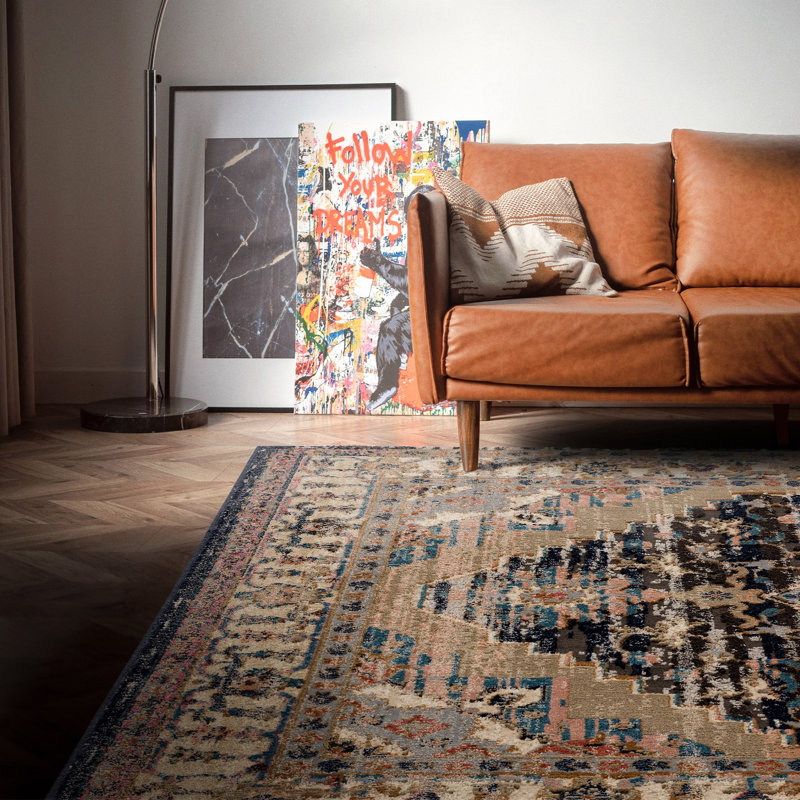 Anthonyville Oriental Area Rug, Rectangle 195 x 290cm
