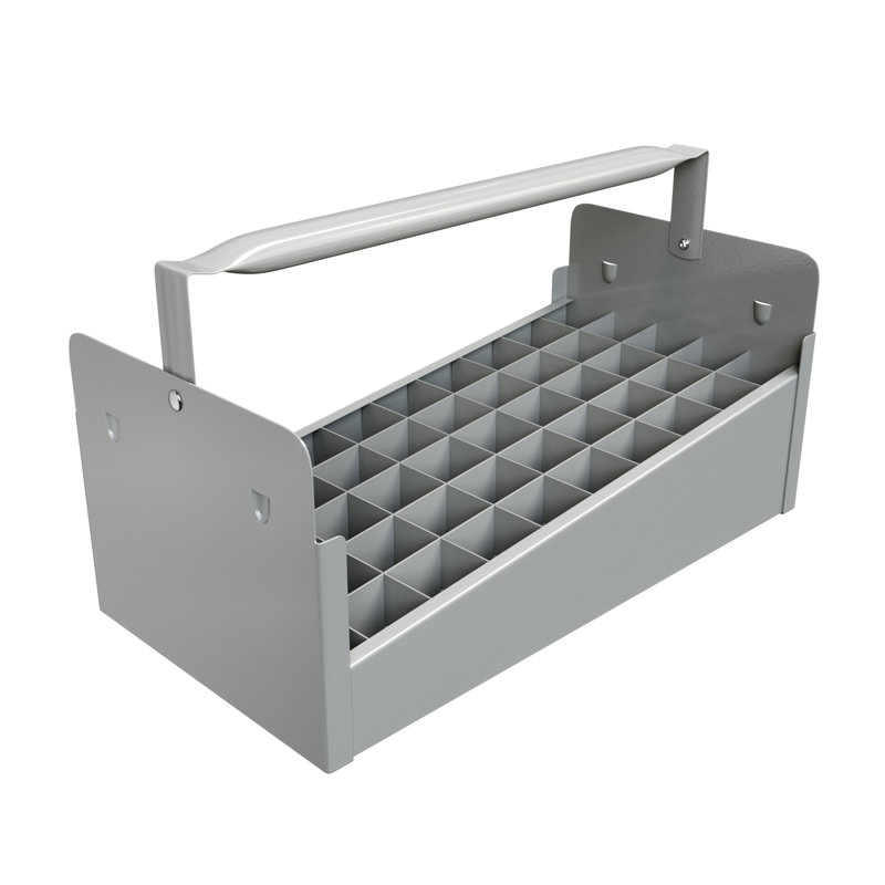 Jones Stephens 1 Steel Nipple TOTE TRAY - 50 Cap - Gray