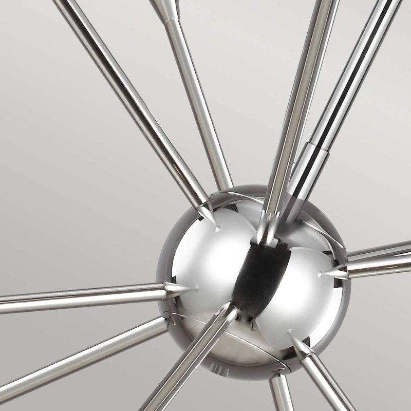 Darion 10 - Light Sputnik Chandelier, Polished Nickel