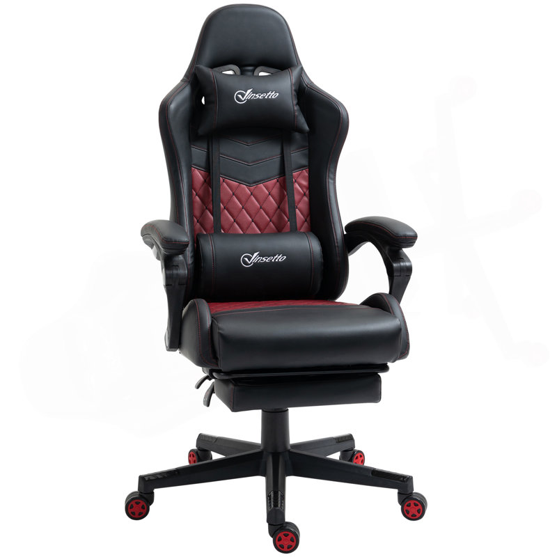 Fauteuil de jeu Vinsetto Racing, Noir