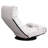 360-Degree Rotatable Reclining Chair, Offering Versatile Seating Options Lazy Chair For Bedroom - Adjustable , Metal Base