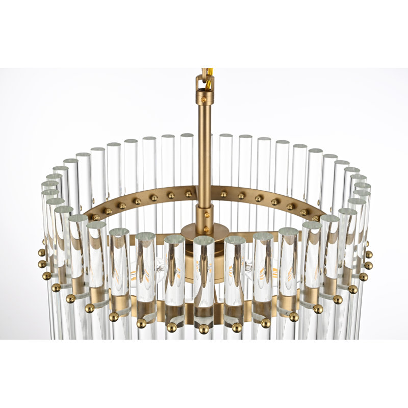 Mariann 16 inch Chandelier in Satin Gold