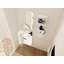 Meuble-lavabo à fermeture en douceur avec lavabo et support de rangement, 16 po pour petite salle de bain-125514862