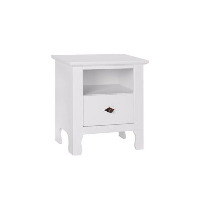 Daggett 47cm W Solid Wood Bedside Table