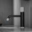 Robinet de lavabo de salle de bain à poignée simple en laiton