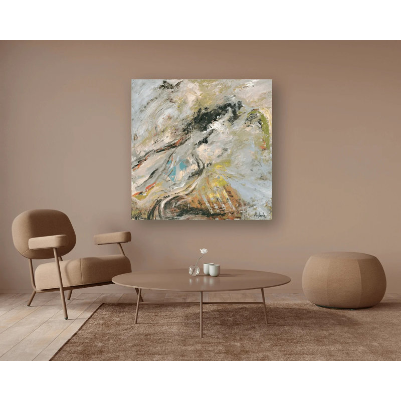 Horsehead - Artist Enhanced Canvas Print, 20" H x 20" W x 1" D, Unframed
