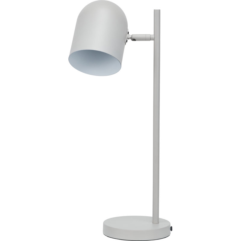 Steel Table Lamp, Grey, Grey