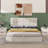 Queen-Size Upholstered Platform Bed With Hydraulic Storage Lift System-1459532807
