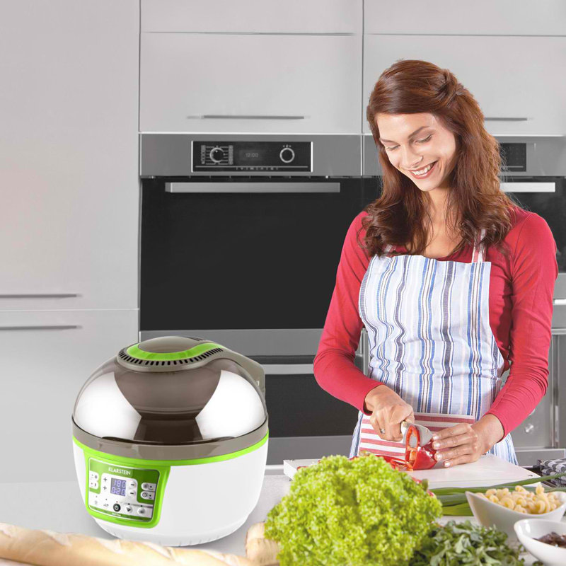 Klarstein VitAir 1L Air Fryer, Green/White