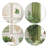 Peel and Stick Mirror Tiles, Circular Domino Dot Design Set