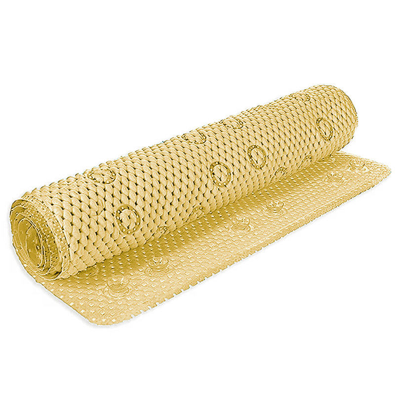 Tapis de douche en mousse Aalasia, Jaune