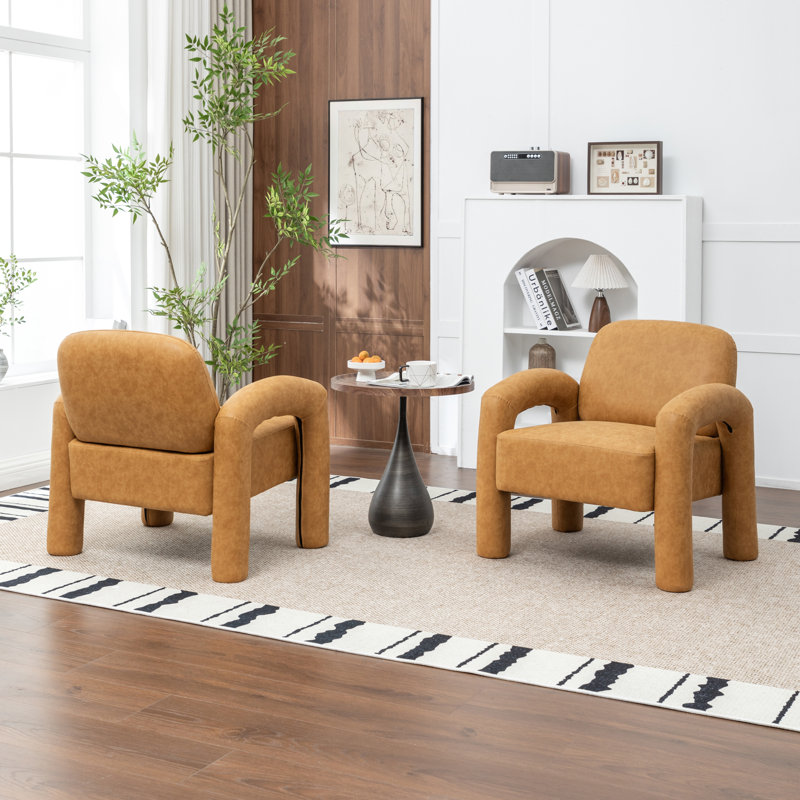 Fauteuil Iryanna, Jaune
