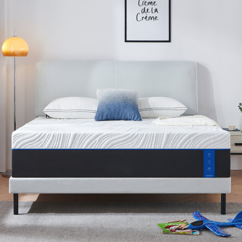Matelas en mousse viscoélastique gélifiée ferme 14 po Alwyn Home Tattnall, Grand lit