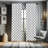Plaid Semi-Sheer Rod Pocket Curtain Panels-45232779