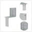 Table pliante Dalton avec base et tablettes
