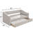 Ariarna Upholstered Daybed with Trundle Bed-543207884