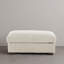 40.15cm Wide Rectangle Solid Colour Footstool Ottoman-33331684