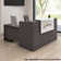 Arrive 72W x 72D L-Shaped Manufactured Wood Reception Desk with 3 Drw Mbl Ped and Counter