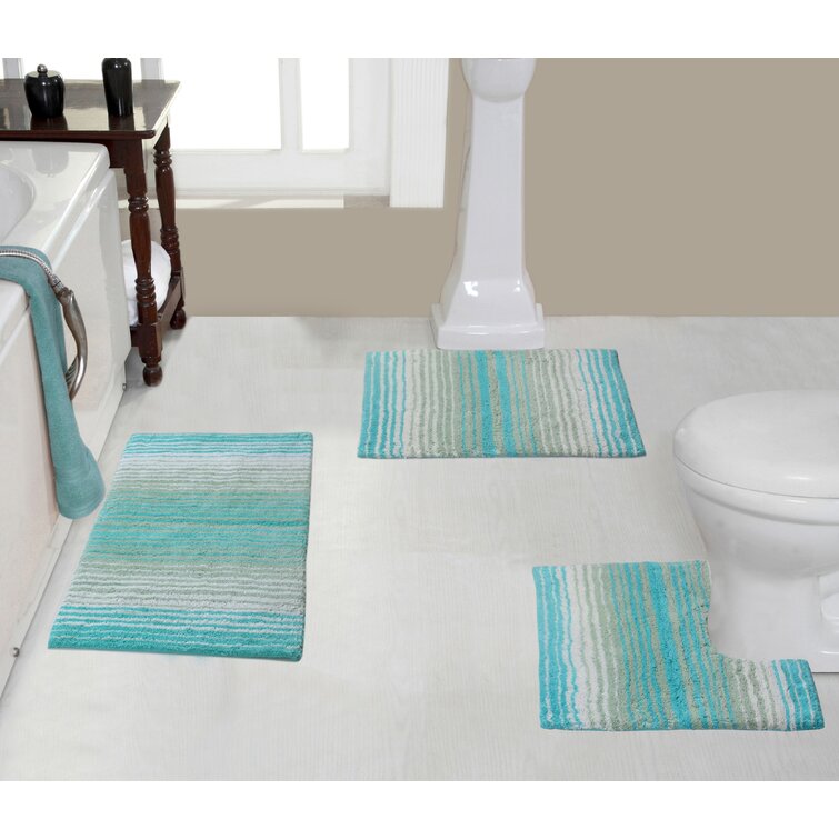 Clara Clark Non Slip Shaggy Bath Rugs - Small Medium, and Large