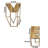 Keily Solid Wood Top Living Room Table Set