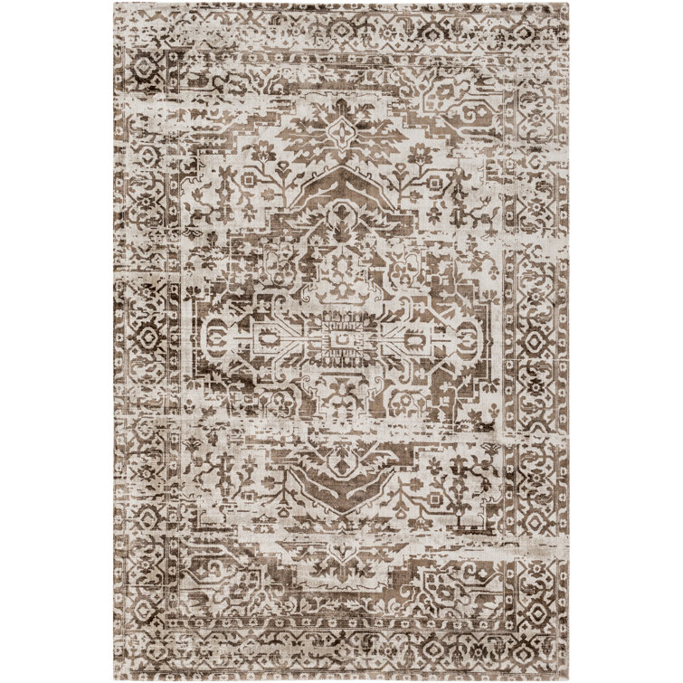 Dollie Viscose Oriental Indoor Rug