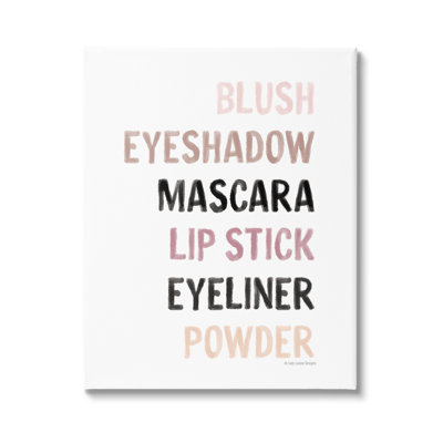 " Makeup To-Do List Blush Mascara Lip Stick Blush " by Lady Louise Designs