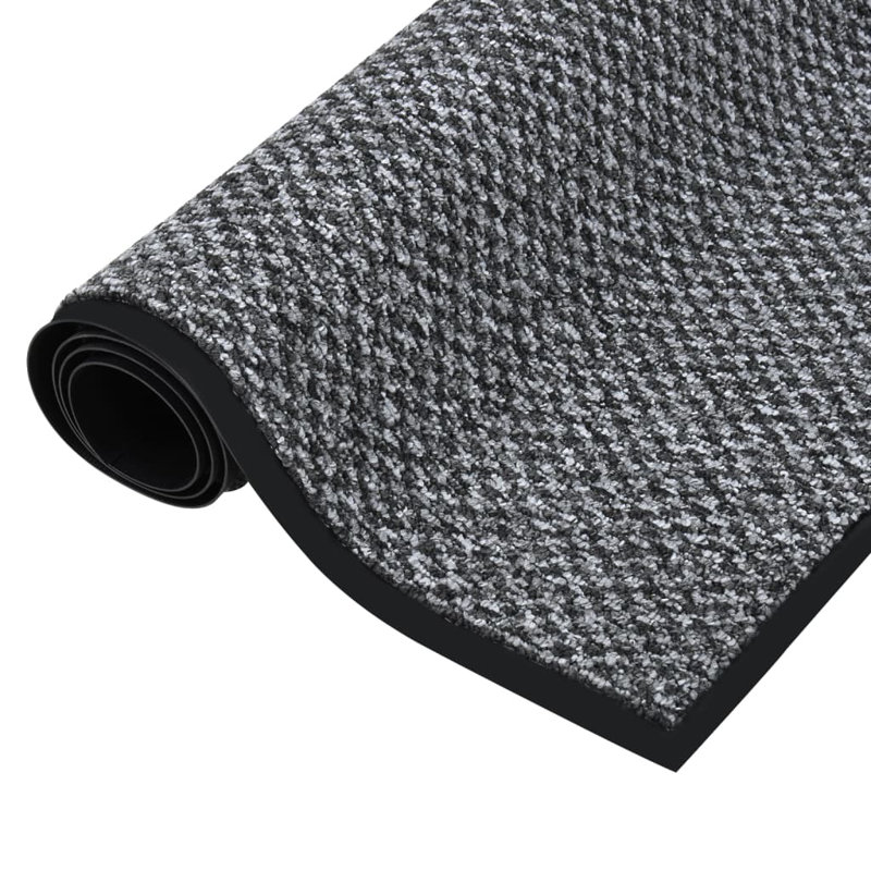 Graciana Doormat, 80cm W x 120cm L, Grey