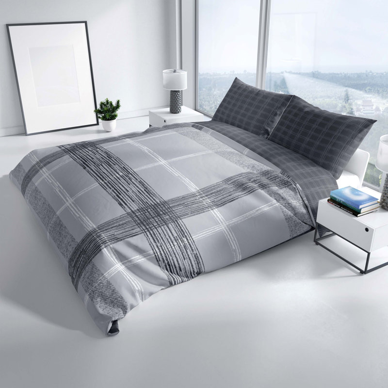 Yonah Cotton Duvet Cover Set, 135 x 200cm + 80 x 80cm