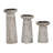 9.90'' H Wood Tabletop Candlestick