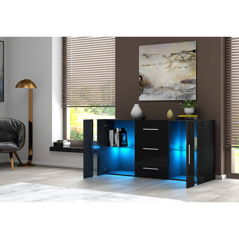 Bolyea 135cm Sideboard, Black