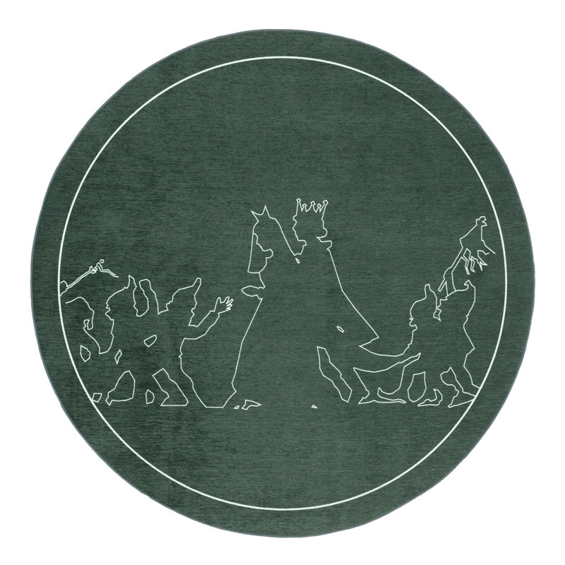 Area Rug, Round 130cm