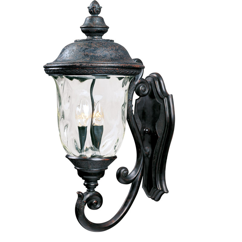 Lanterne murale d'extérieur 3 lumières Patidar, H 31 po x l 14 po