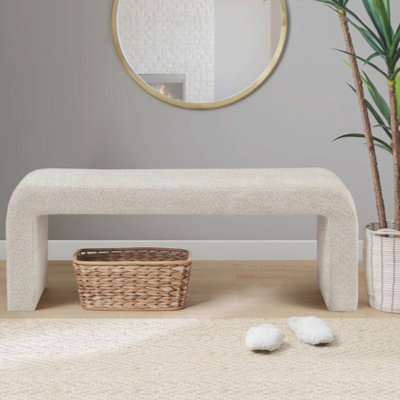 Boucle Waterfall Bench