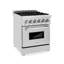 ZLINE 24" Legacy Dual Fuel Range w/ 4 Burner-1063478018