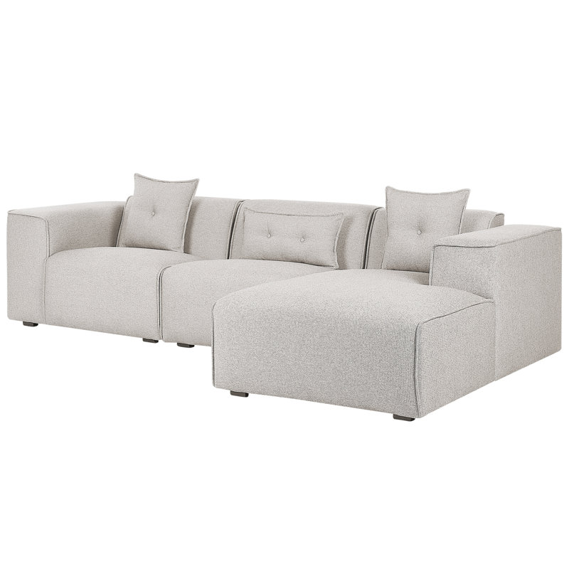 Behn 3 Seater Corner Sofa , Grey