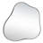 Unique Cloud-Shaped Metal Wall Mirror for Versatile Decoration