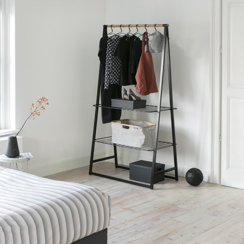 Grand portemanteau pour vêtements Brabantia Linn, Noir