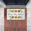 Tapis de porte d'extérieur imprimé tournesols Bless This Home, par Kim Allen, 18 po x 30 po