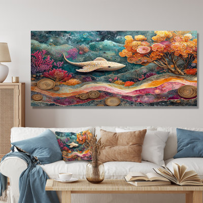 Rubalcava - Stingray Metal Wall Art, Modern Metal Art Print
