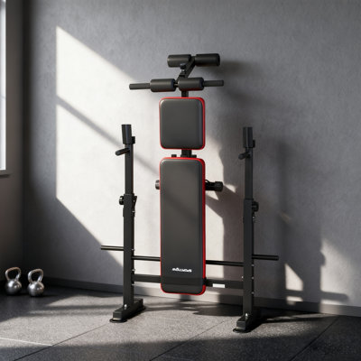 Banc de musculation réglable avec support 924LBS