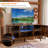Caelum LED TV Stand Media Entertainment Centre Table With  Adjustable Shelf  And 2 Cabinets-105532941