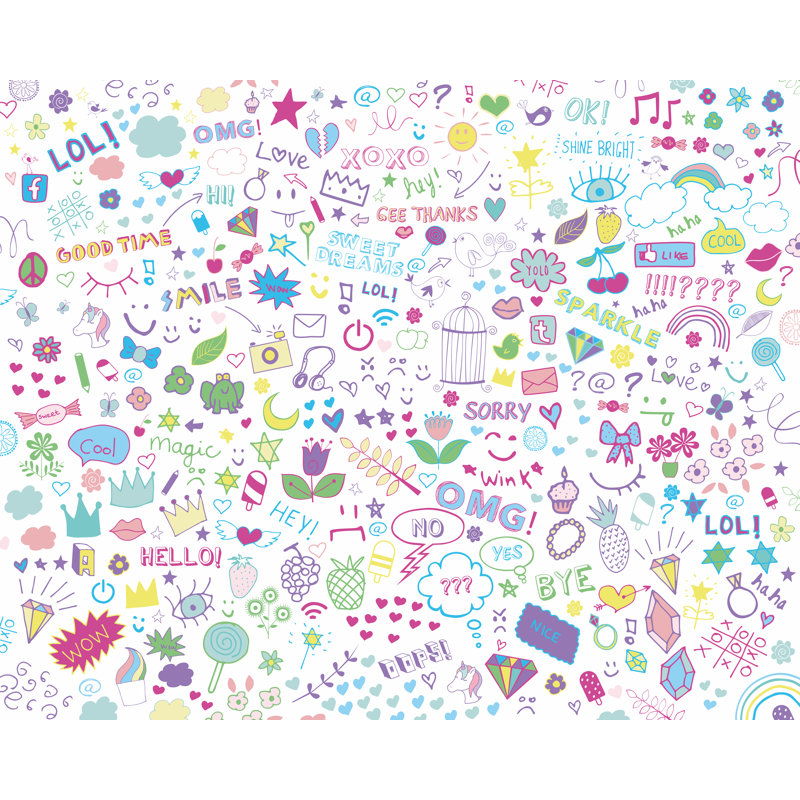 Sarles Matte Wall Mural, 280cm L x 350cm W