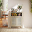 Buffet buffet avec rangement, armoire d'appoint moderne avec 2 portes et tablette réglable, armoire à café, naturel
